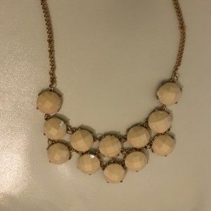 White Statement Necklace